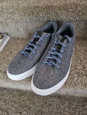 Men's Allbirds Grey Wool Cruiser Tweed Sneakers 13D Worn Once